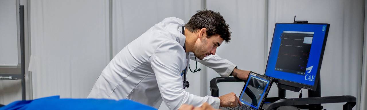 GVSU allied health student.